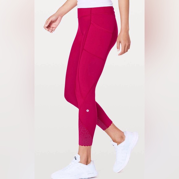 Lululemon tight stuff 2 tight ruby red size 2 - Picture 4 of 8